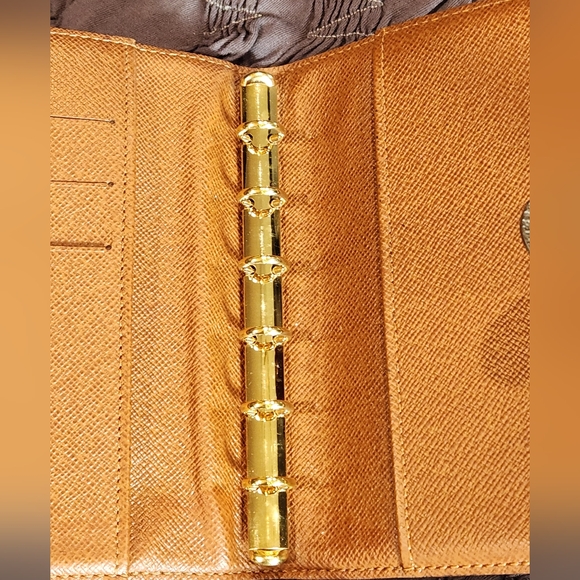 Louis Vuitton Monogram Canvas Small Ring Agenda PM Passport Cover Pocket Planner - Picture 9 of 13